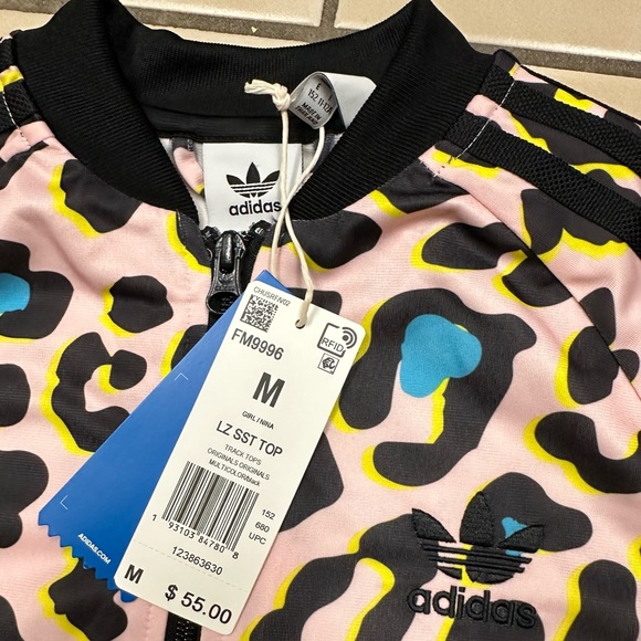 NWT Adidas Originals Firebird Leopard Track Jacket - Picture 3 of 4